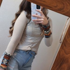 P.S Kate long sleeve shirt with detailed cuffs